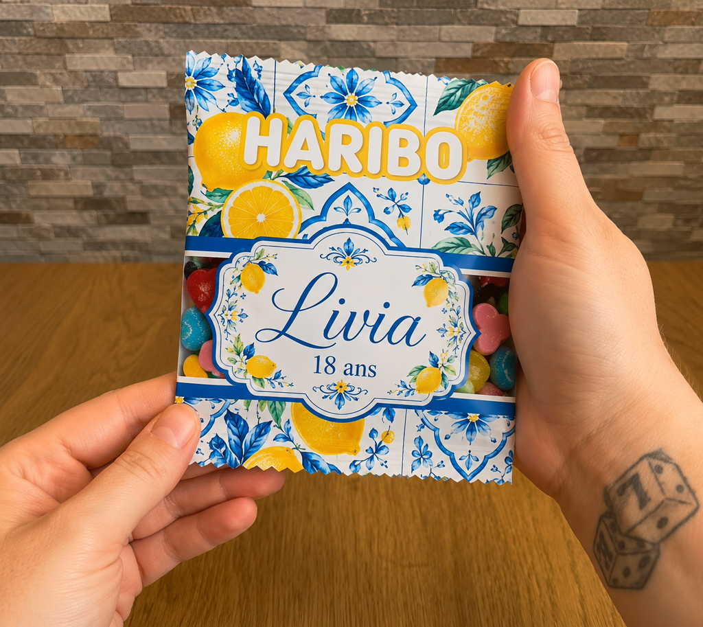 Haribo Dragibus personnalisé - thème au choix