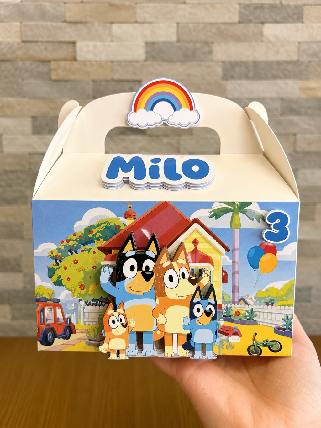 Boite 3D enfant personnalisé - thème au choix