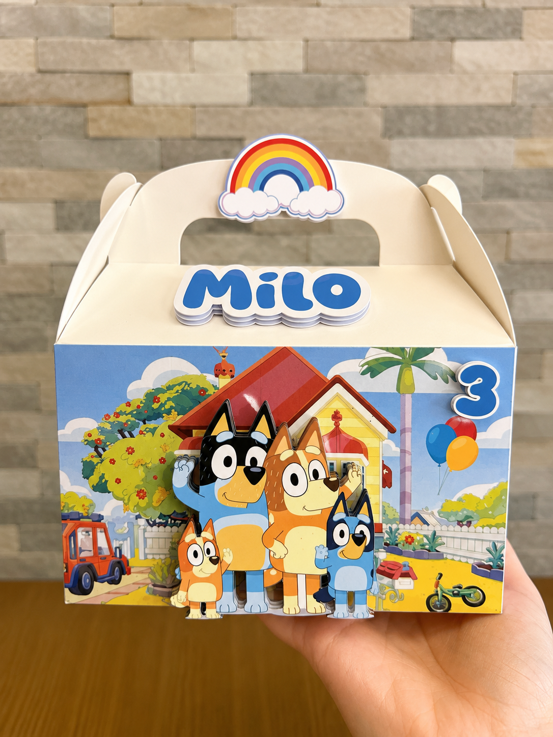 Boite 3D enfant personnalisé - thème au choix