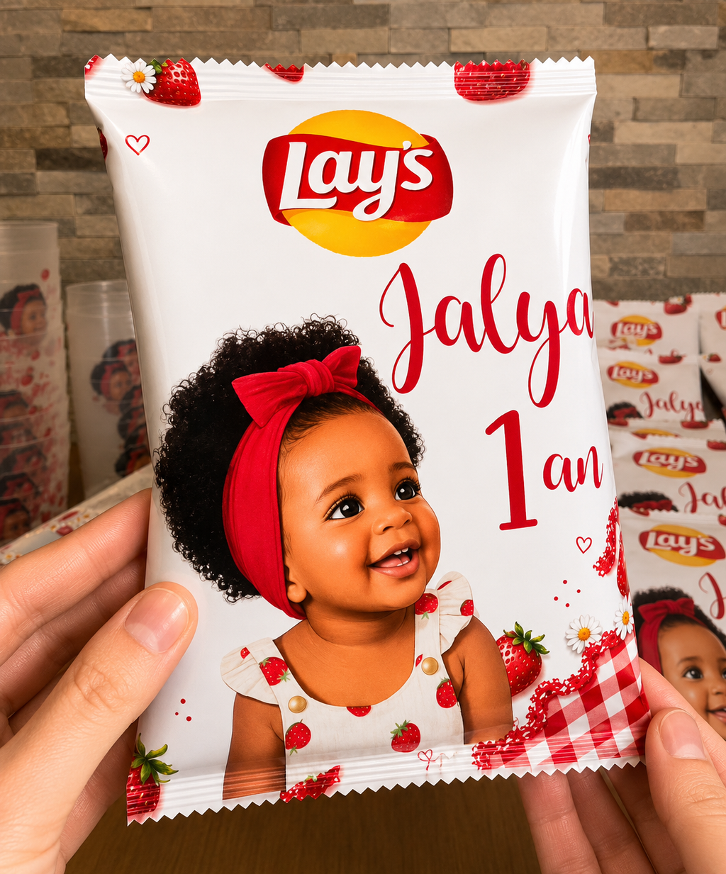 Chips personnalisé - thème au choix