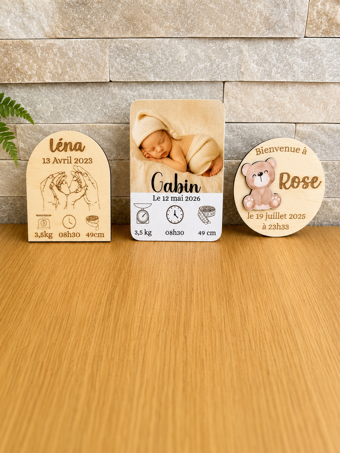 Magnet personnalisé en bois ou photo