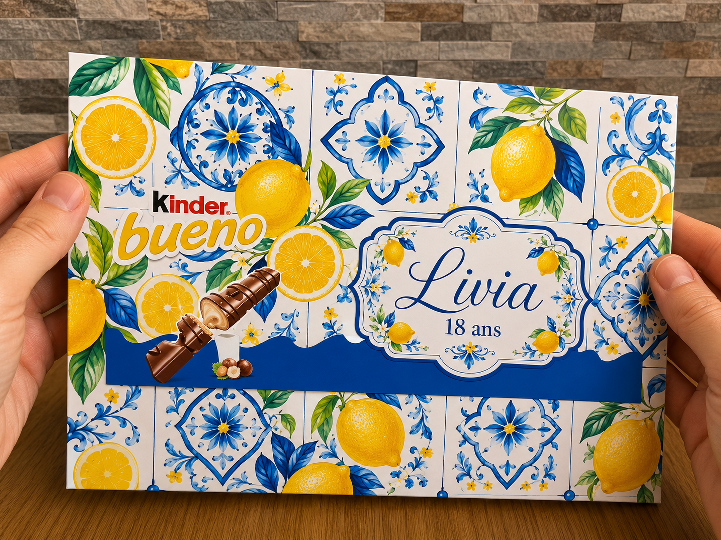 Étiquette Kinder Buenos - thème au choix
