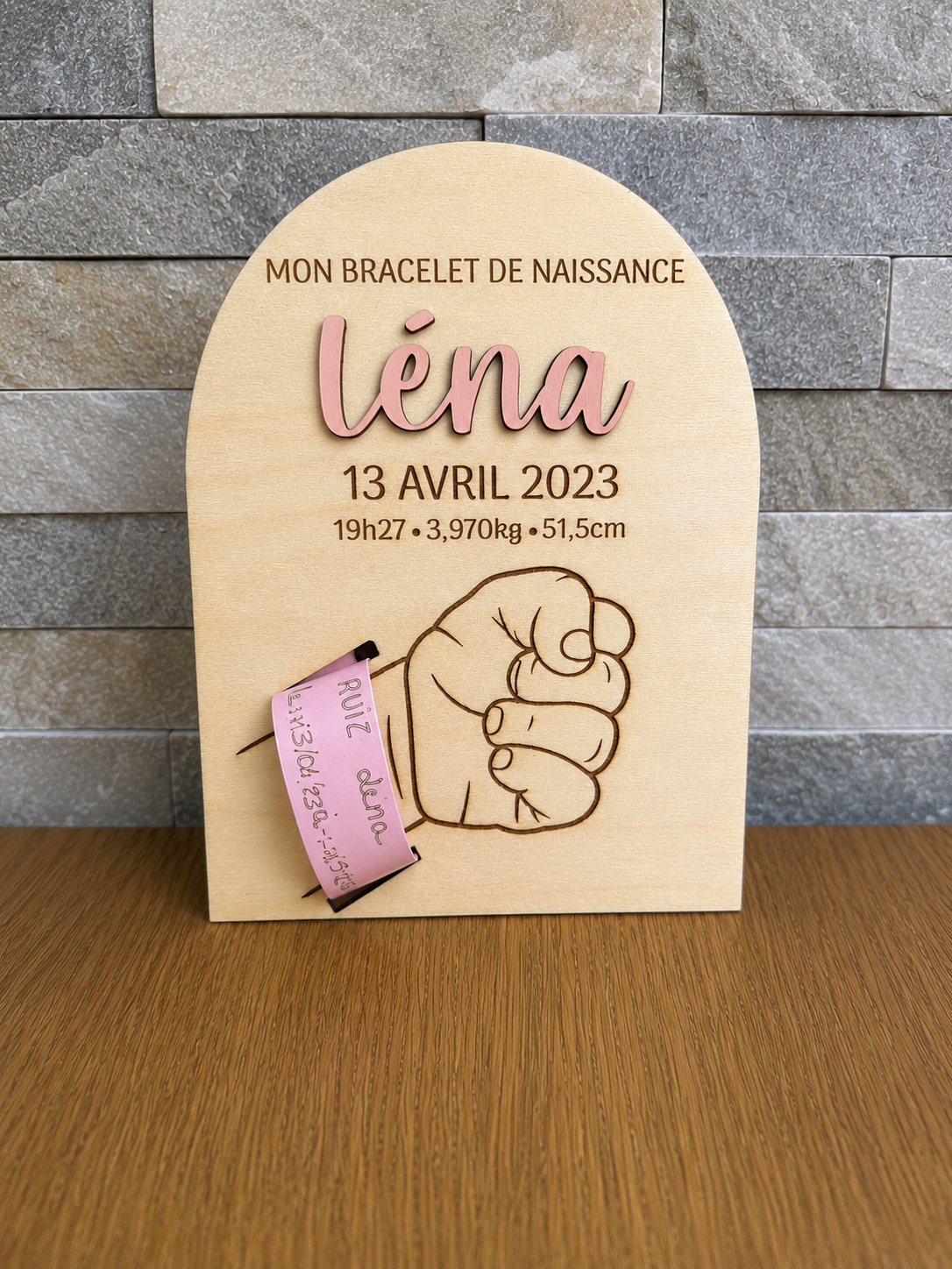 Porte-bracelet naissance