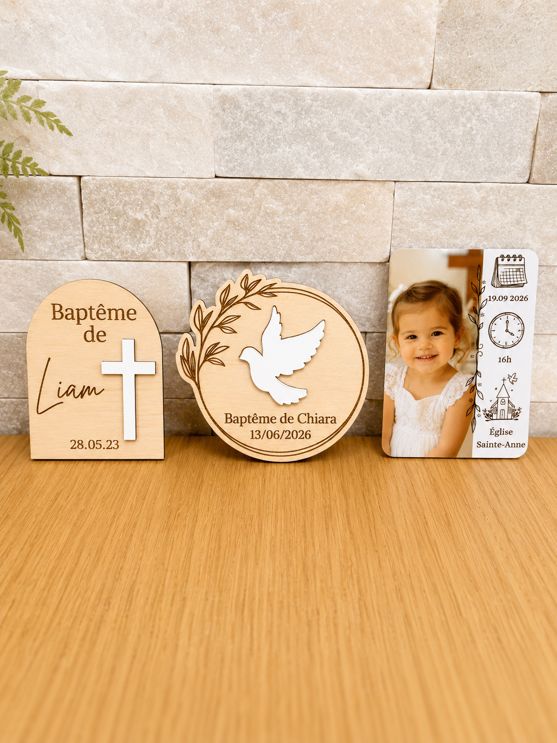 Magnet personnalisé en bois ou photo