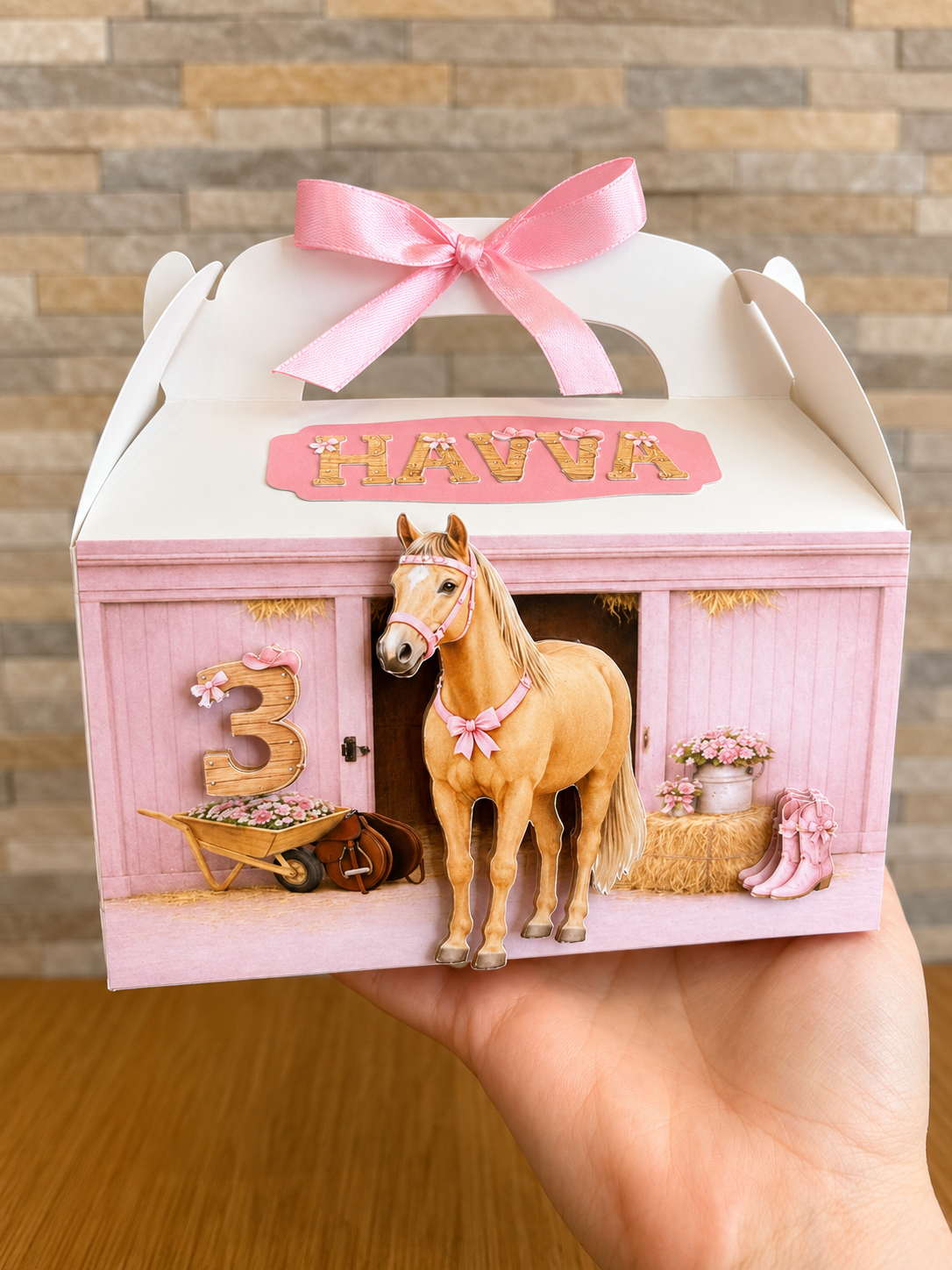 Boite 3D enfant personnalisé - thème au choix