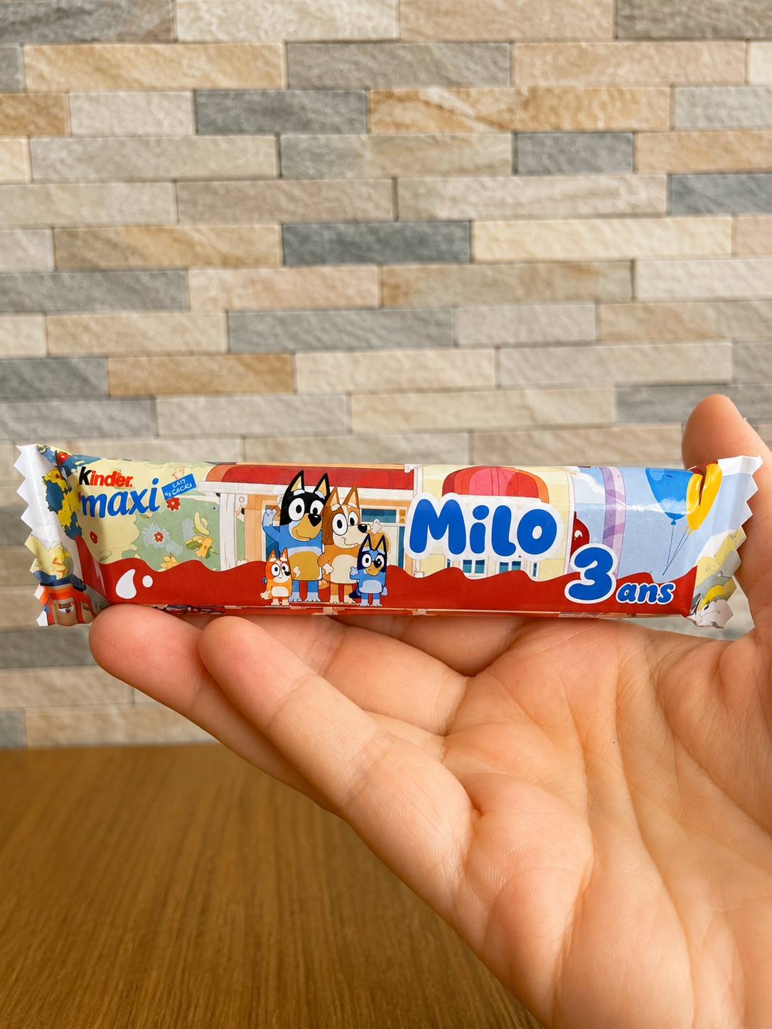 Kinder maxi personnalisé - thème au choix