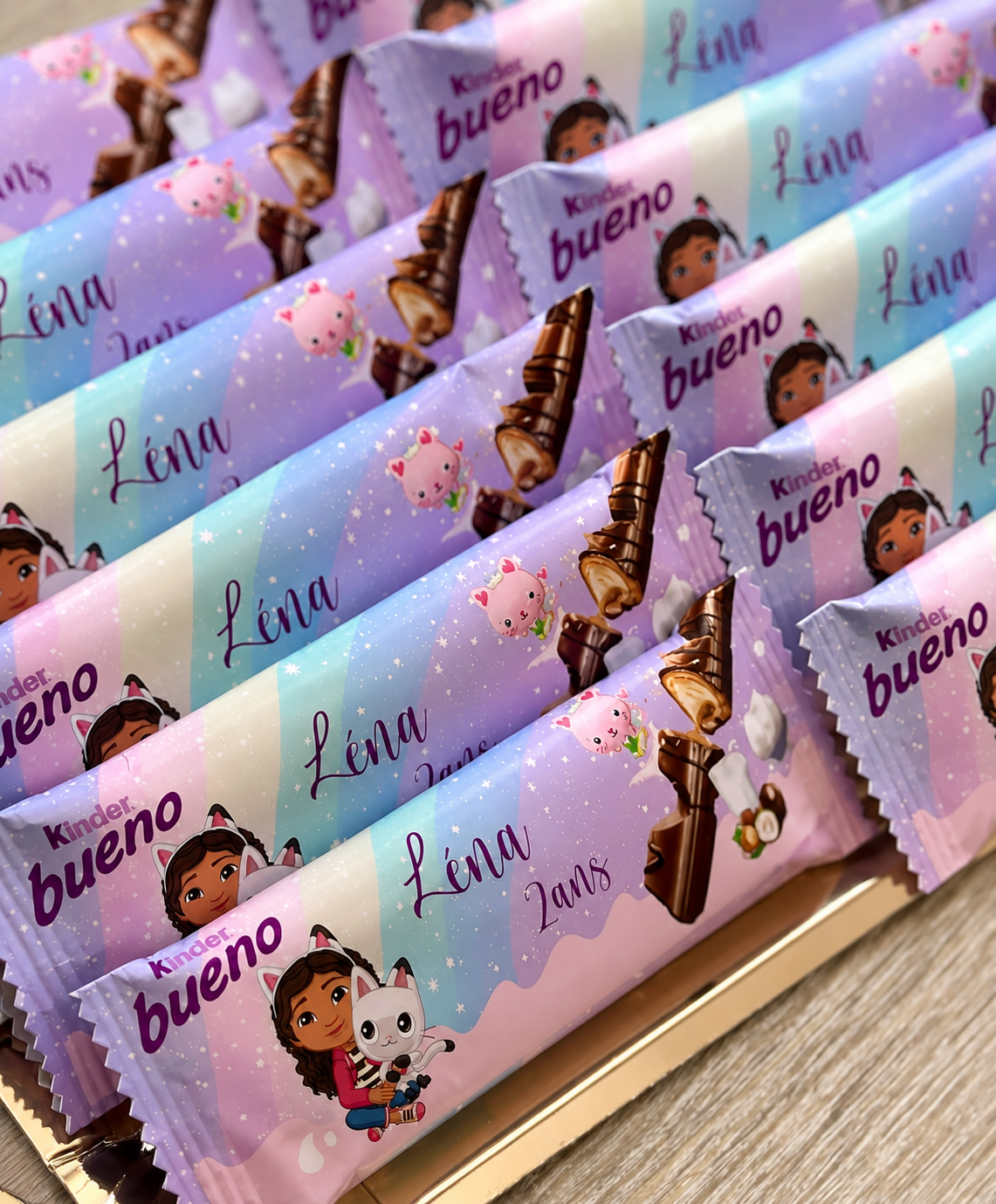 Kinder Buenos personnalisé - thème au choix